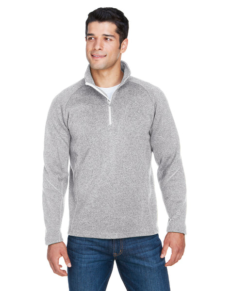 Devon & Jones Adult Bristol Sweater Fleece Quarter-Zip